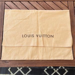 LOUIS VUITTON Flip Over Empty Dust Bag Cover 18x14